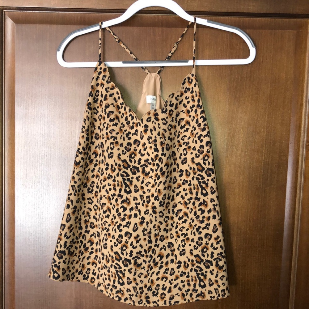 J. Crew scalloped top